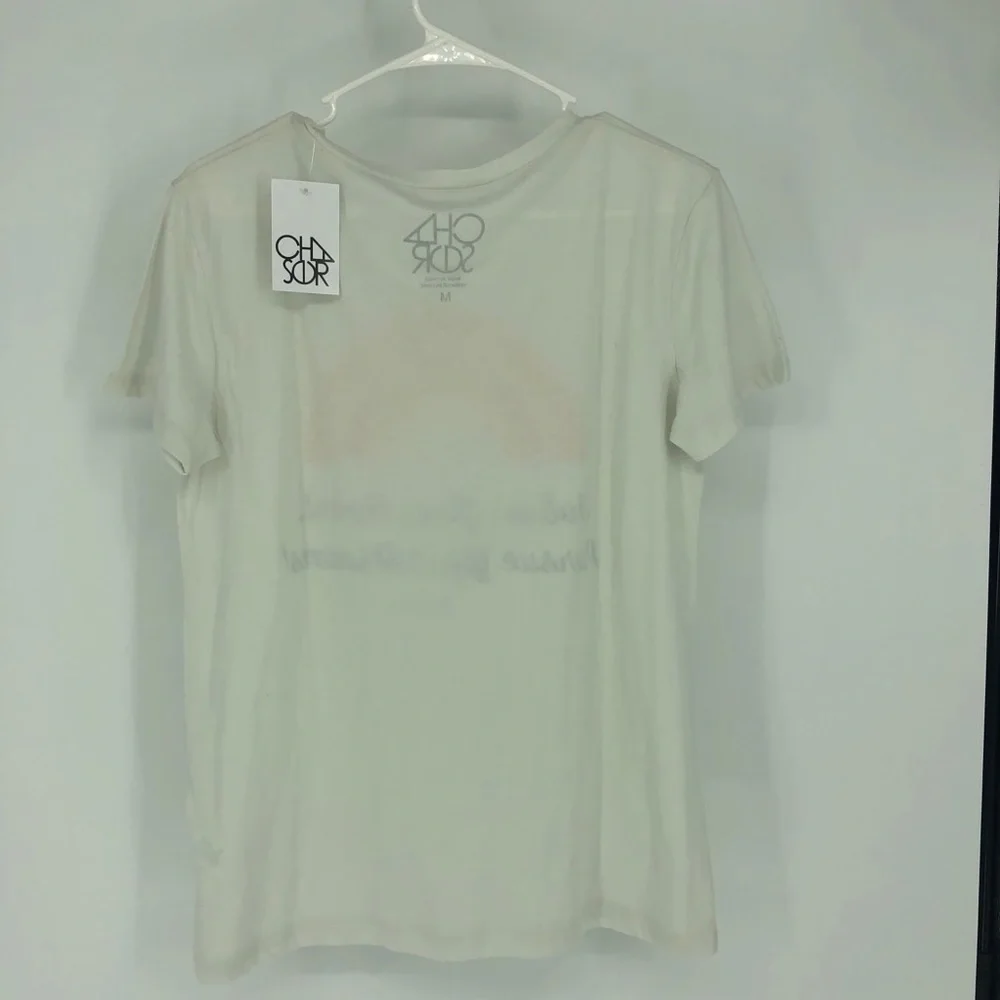 CHASER NEW Follow Your Heart Graphic Tee Shirt S/M - Picture 4 of 8